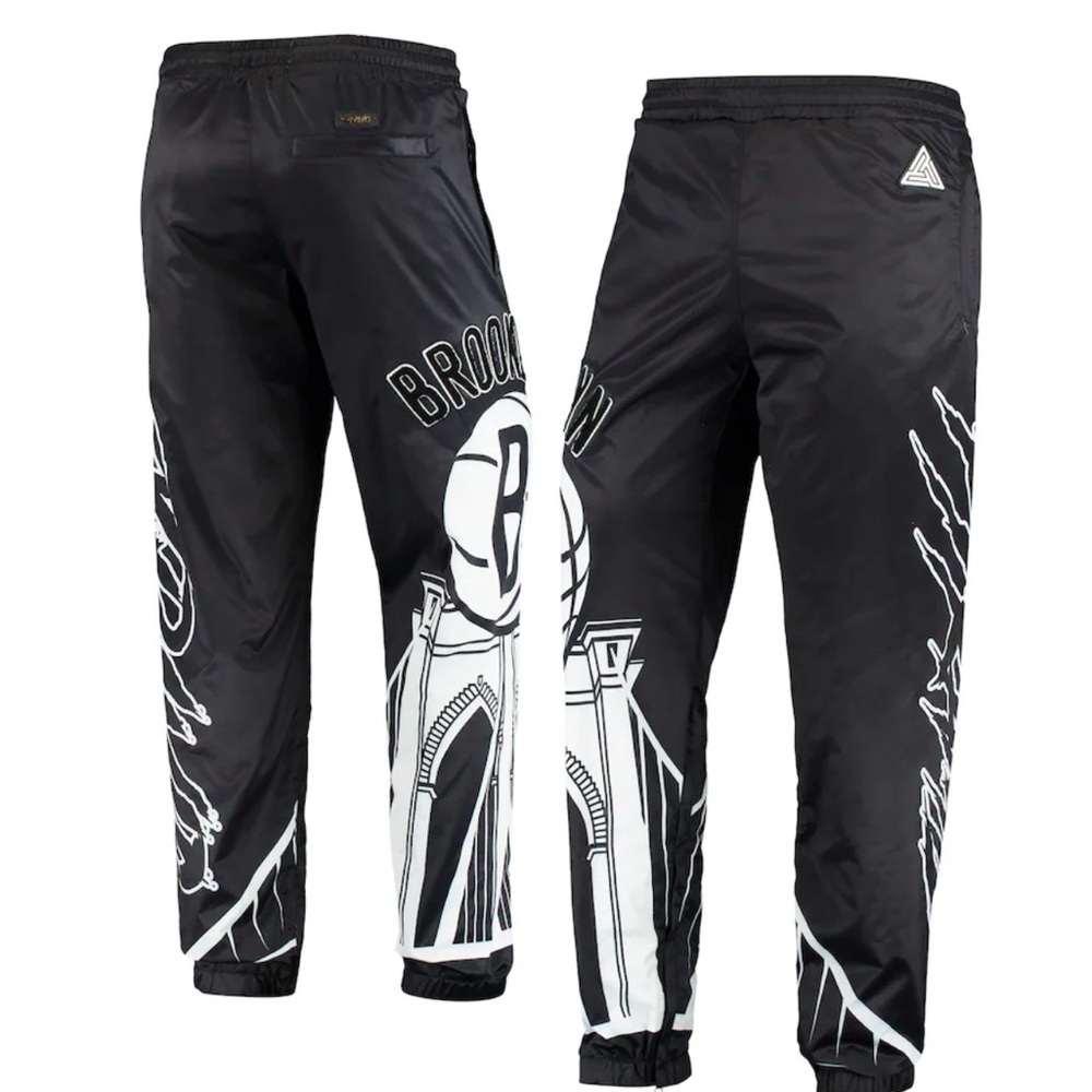 Men's Brooklyn Nets Pro Standard x Black Pyramid Black Sublimated Jogger Pants